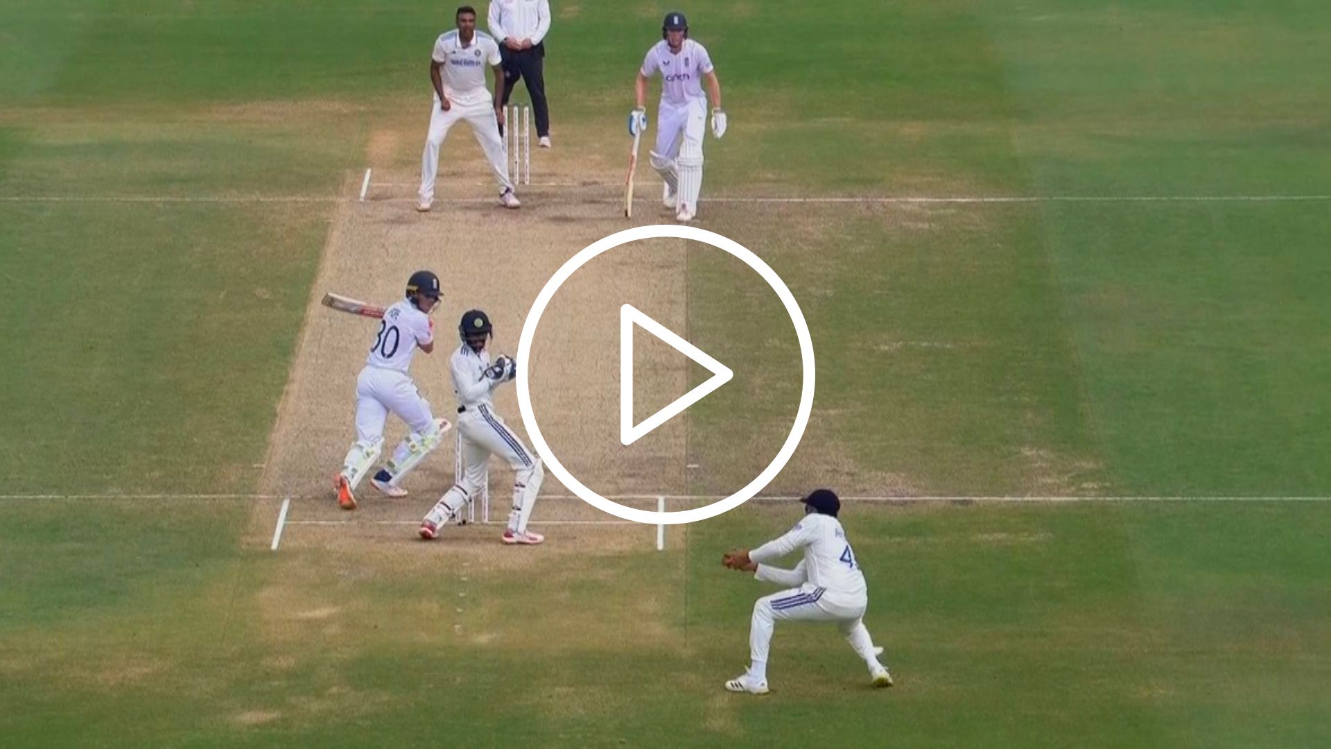 [Watch] Rohit's Spectacular Catch Off Ravichandran Ashwin's Bowling Dismisses Ollie Pope on Day 4